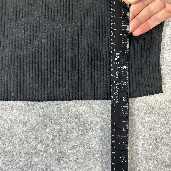 Anthropologie Pilcro High Neck Ribbed Knit Tank Sweater Womens Small Black - Picture 3 of 7